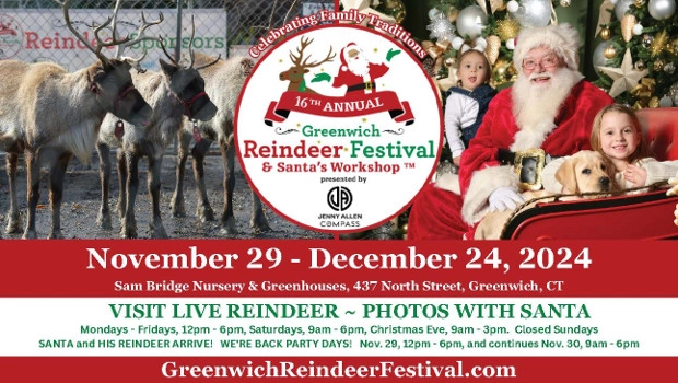 16th Annual Greenwich Reindeer Festival & Santa’s Workshop