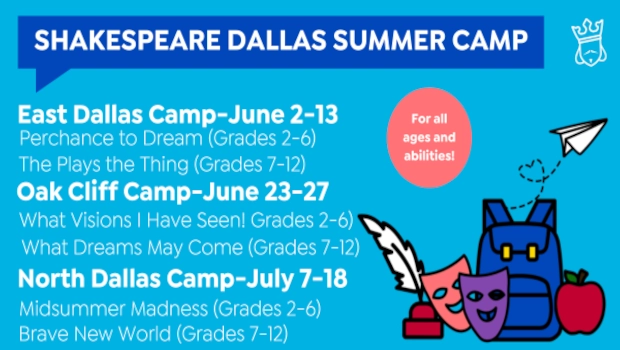 Shakespeare Dallas Summer Camps