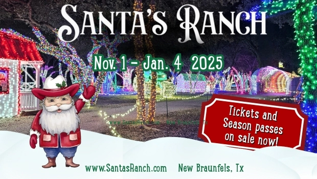 Santa's Ranch Drive Through Christmas Light Park Holiday Guide