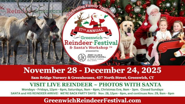 18th Annual Greenwich Reindeer Festival & Santa’s Workshop
