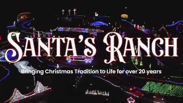 Santa's Ranch Drive Through Christmas Light Park Holiday Guide